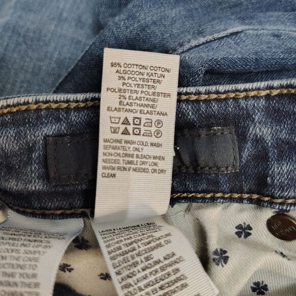 LUCKY BRAND Ava Skinny Mid Rise 2 / 26 Women's Medium Wash Stretch Jeans - Picture 5 of 5